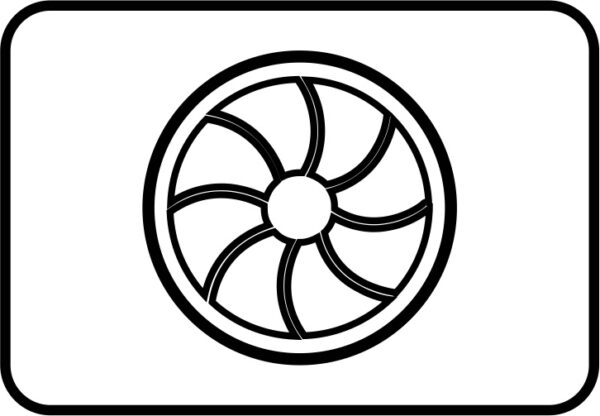 Wsporniki do wentylatorów - ikona