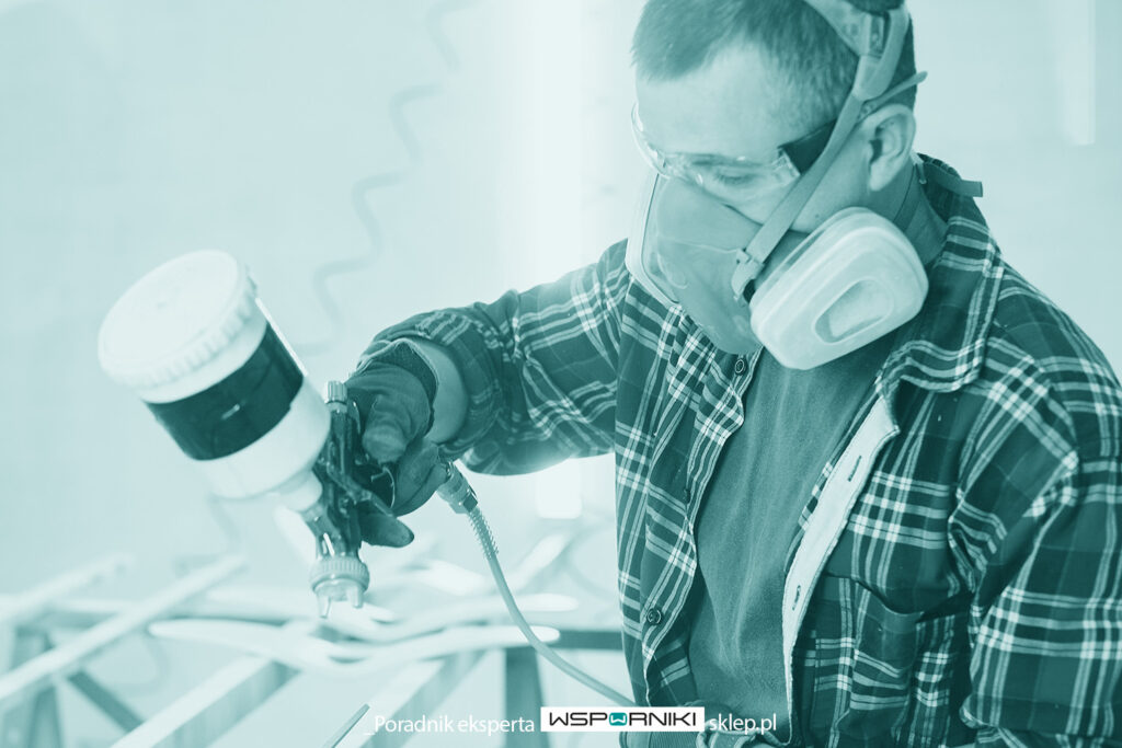 Wsporniki malowane do montażu na ścianie - uchwyt klimatyzacji