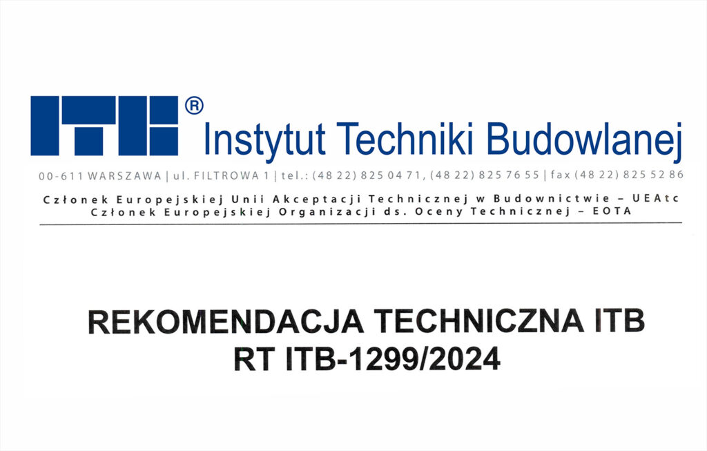 Rekomendacja Instytutu techniki Budowlanej dla wsporników spawanych