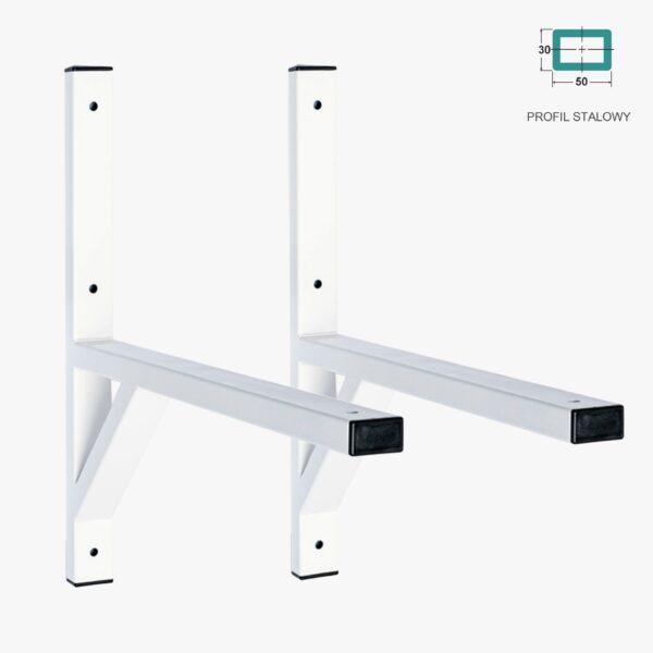 Profil stalowy 30 mm x 50 mm, grubość ścianki 2 mm