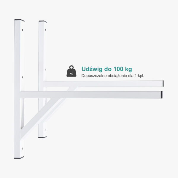 Wsporniki o udźwigu do 100 kg
